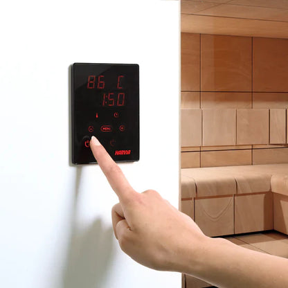 Harvia Club 240V/208V Electric Sauna Heater Package w/ Digital Controller and Wifi and Stones 12.5 KW (for 494 - 742 ft³ Saunas)