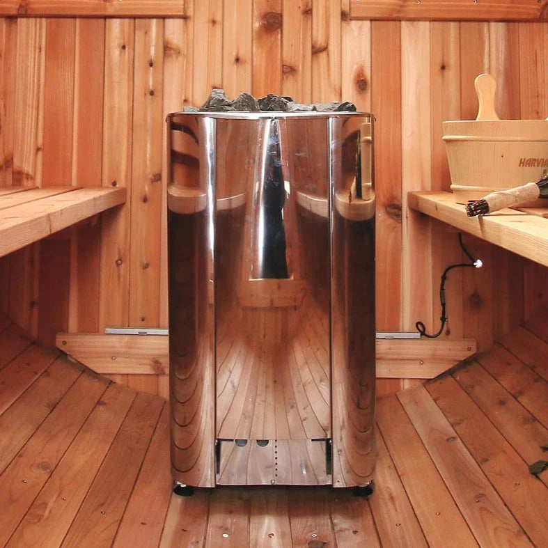 Harvia Club 240V/208V Electric Sauna Heater Package w/ Digital Controller and Wifi and Stones 12.5 KW (for 494 - 742 ft³ Saunas)