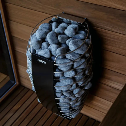 Harvia Spirit 240V Electric Heater Package w/ Digital Controller and Wifi and Stones  8.0 kW (for 177 - 431 ft³ Saunas)