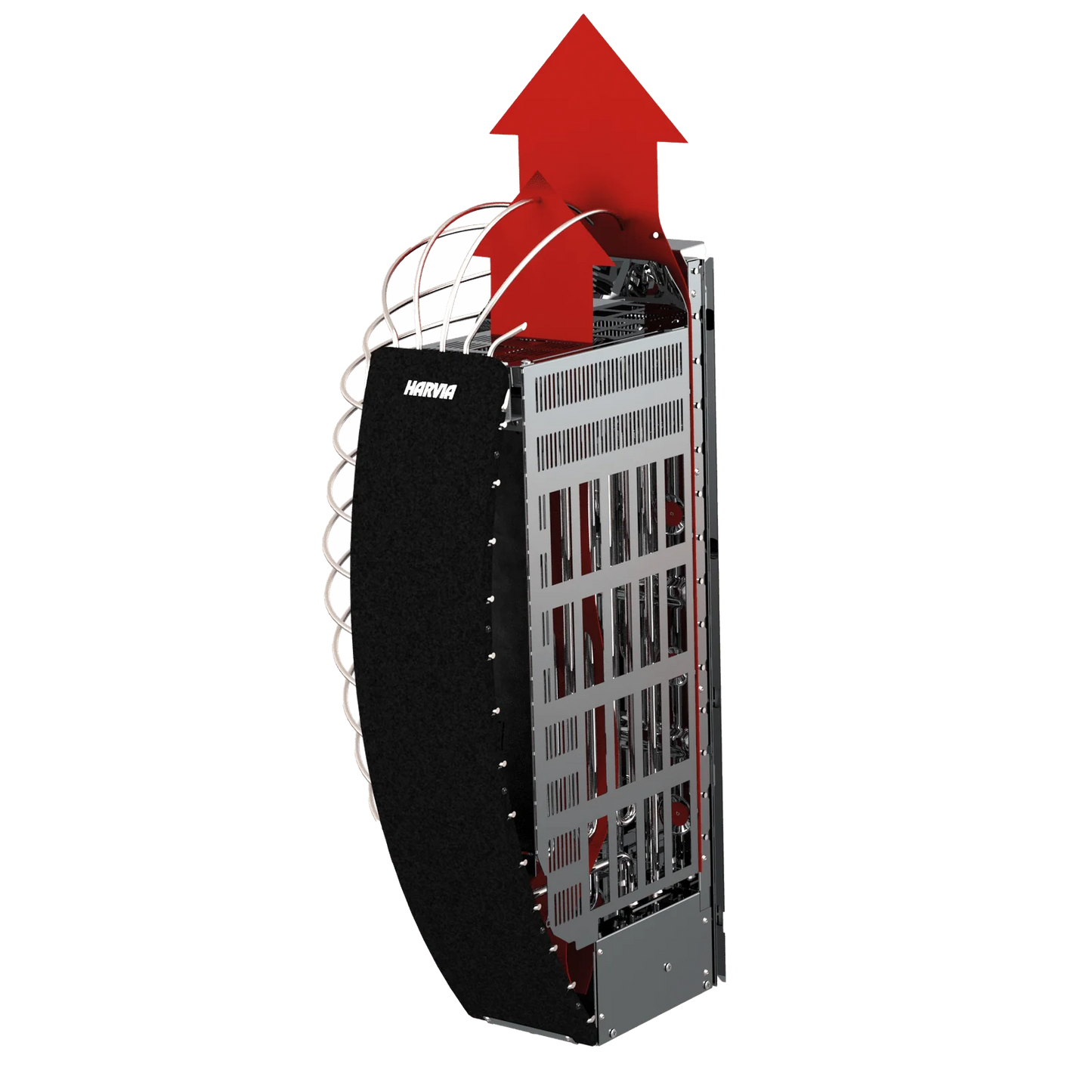 Harvia Spirit 240V Electric Heater Package w/ Digital Controller and Wifi and Stones  8.0 kW (for 177 - 431 ft³ Saunas)