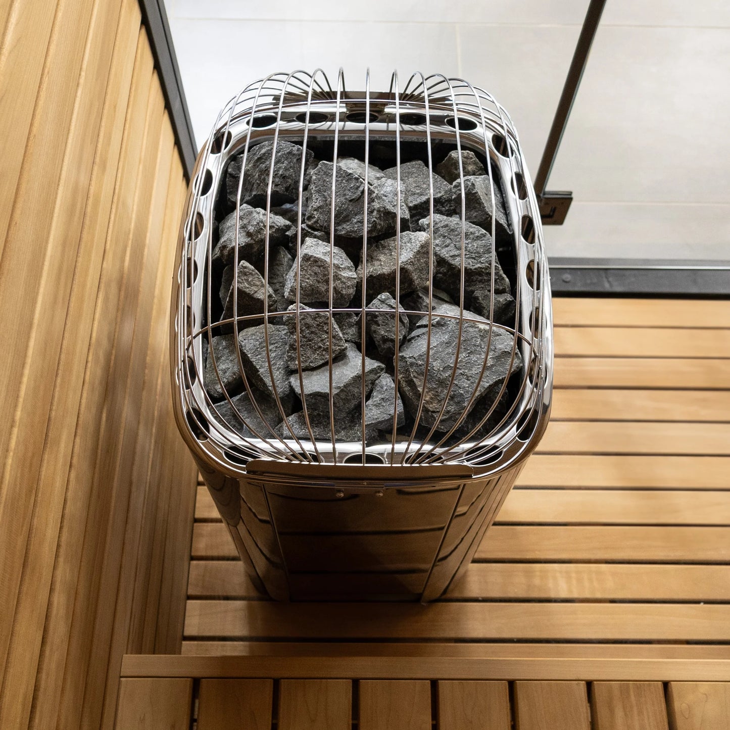 Harvia Club 240V/208V Electric Sauna Heater Package w/ Digital Controller and Wifi and Stones 12.5 KW (for 494 - 742 ft³ Saunas)