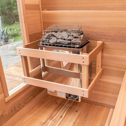 Harvia KIP 240V Electric Heater Package w/ Built-In Knob Controls and Stones  6 KW (for 170 - 300 ft³ Saunas)