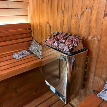 Harvia KIP 240V Electric Heater Package w/ Digital Controller and Wifi and Stones 6 KW for 170 - 300 ft³ Saunas