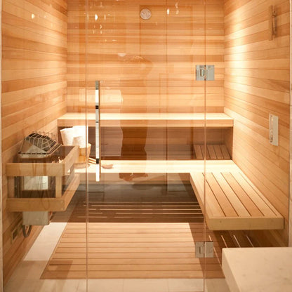 Harvia KIP 240V Electric Heater Package w/ Digital Controller and Wifi and Stones 6 KW for 170 - 300 ft³ Saunas