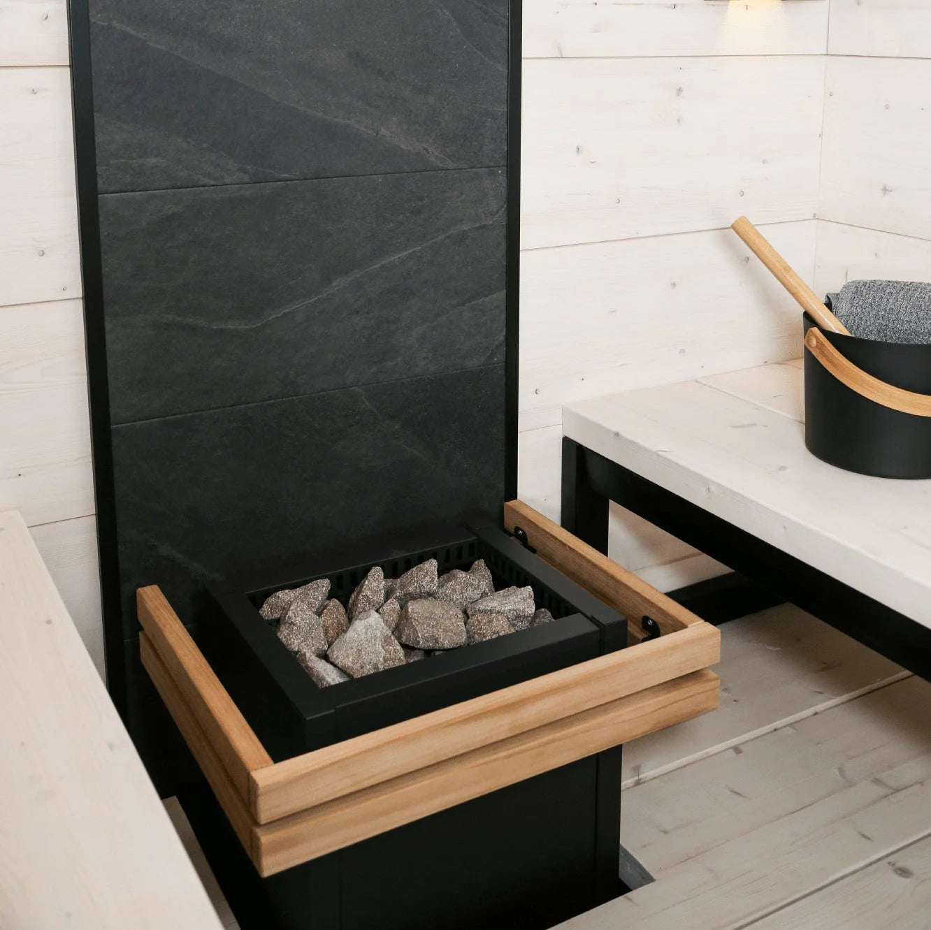 Harvia Virta Combi 240V Electric Heater & Steamer Package w/ Digital Controller and Wifi and Stones 10.5 kW (for 141 - 635 ft³ Saunas)