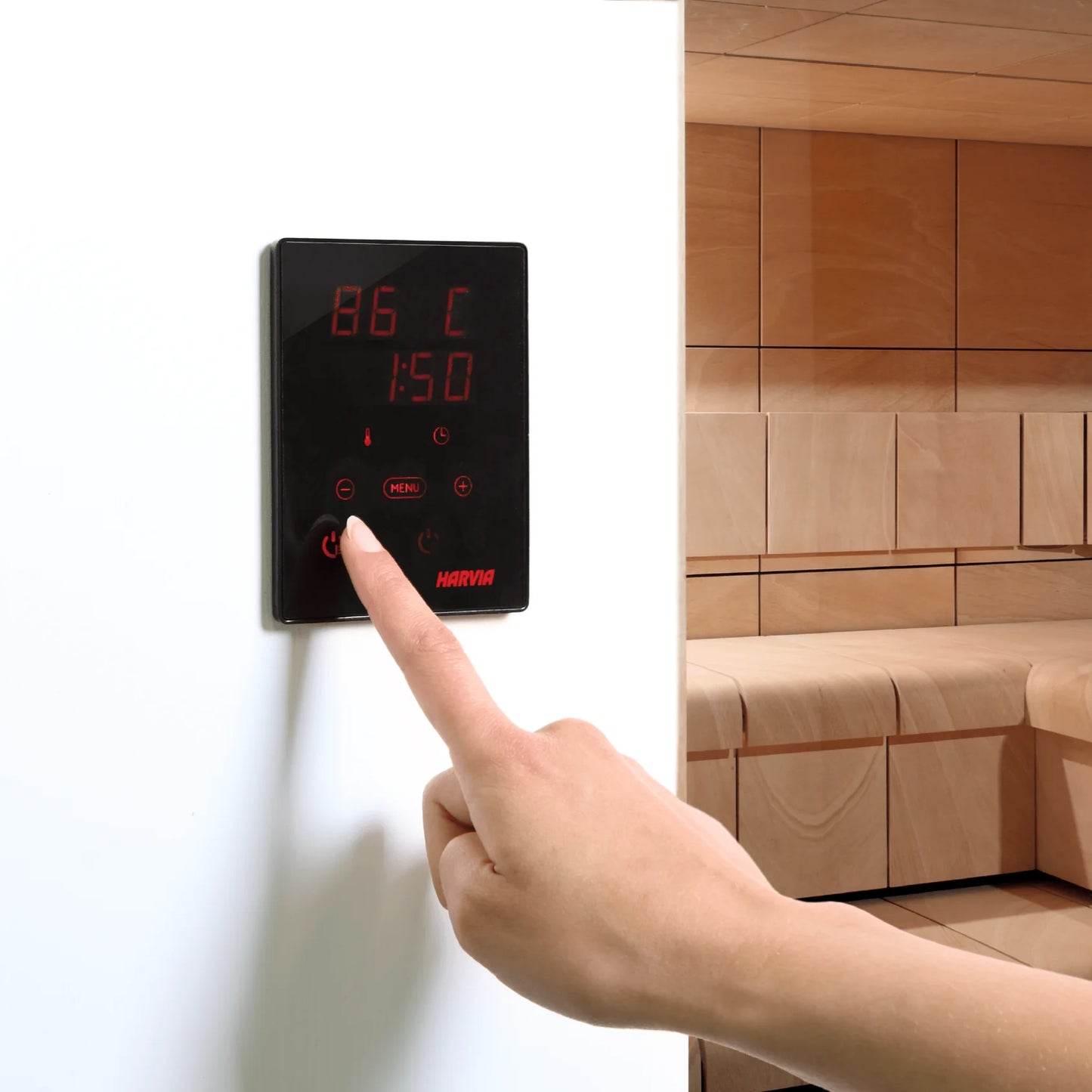 Harvia Virta Pro 16/20kW 240V/208V Electric Sauna Heater Package w/ Digital Controller and Wifi and Stones  16 KW (240V/1PH) (for 354 - 918 ft³ Saunas)