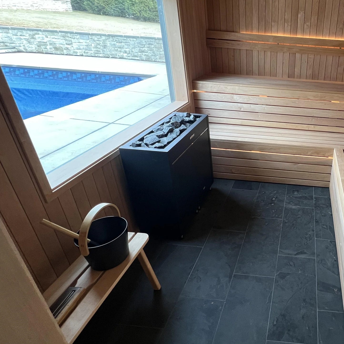 Harvia Virta Pro 16/20kW 240V/208V Electric Sauna Heater Package w/ Digital Controller and Wifi and Stones  16 KW (240V/1PH) (for 354 - 918 ft³ Saunas)
