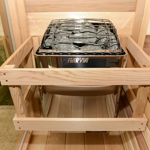 Harvia KIP 240V Electric Heater Package w/ Built-In Knob Controls and Stones  6 KW (for 170 - 300 ft³ Saunas)