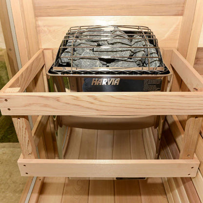 Harvia KIP 240V Electric Heater Package w/ Built-In Knob Controls and Stones  6 KW (for 170 - 300 ft³ Saunas)