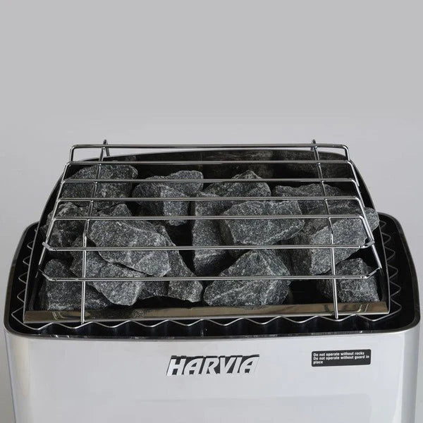 Harvia KIP 240V Electric Heater Package w/ Built-In Knob Controls and Stones  6 KW (for 170 - 300 ft³ Saunas)