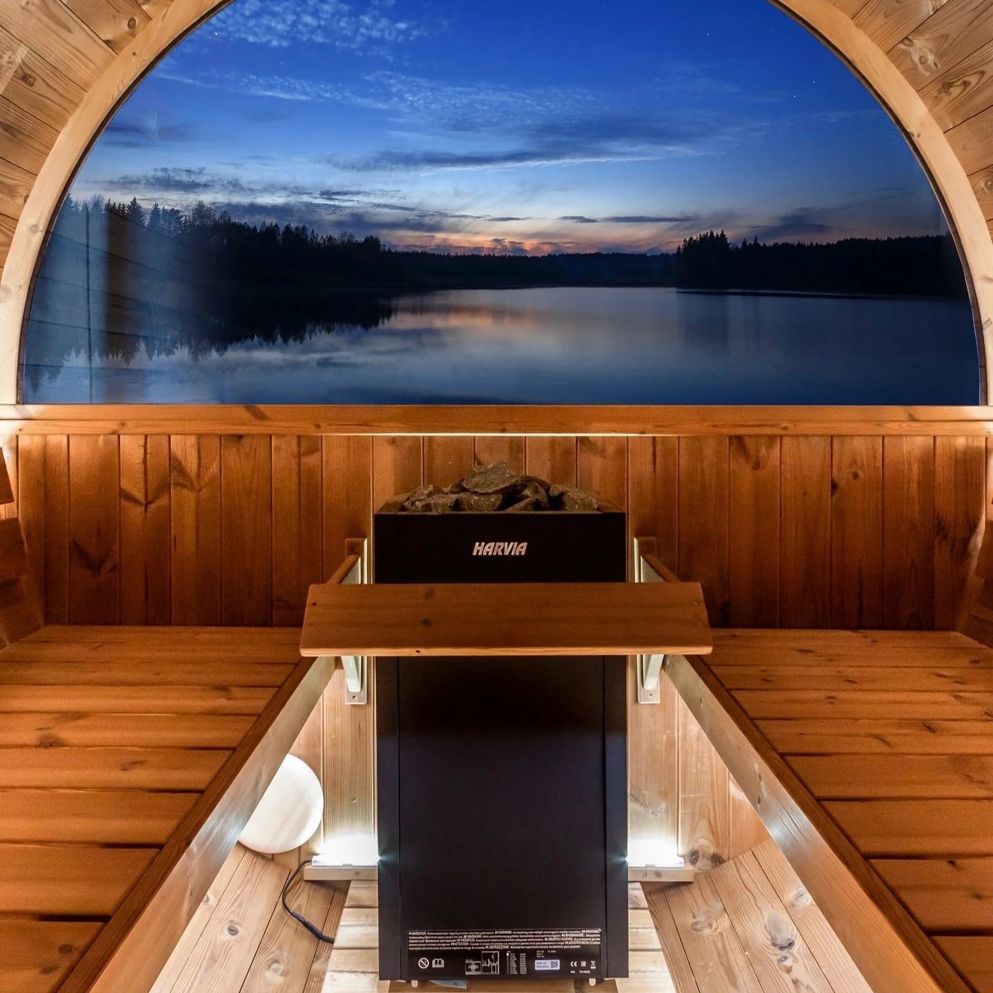 Harvia Virta 240V/208V Electric Heater Package w/ Digital Controller and Wifi and Stones  9 kW (for 141 - 494 ft³ Saunas)