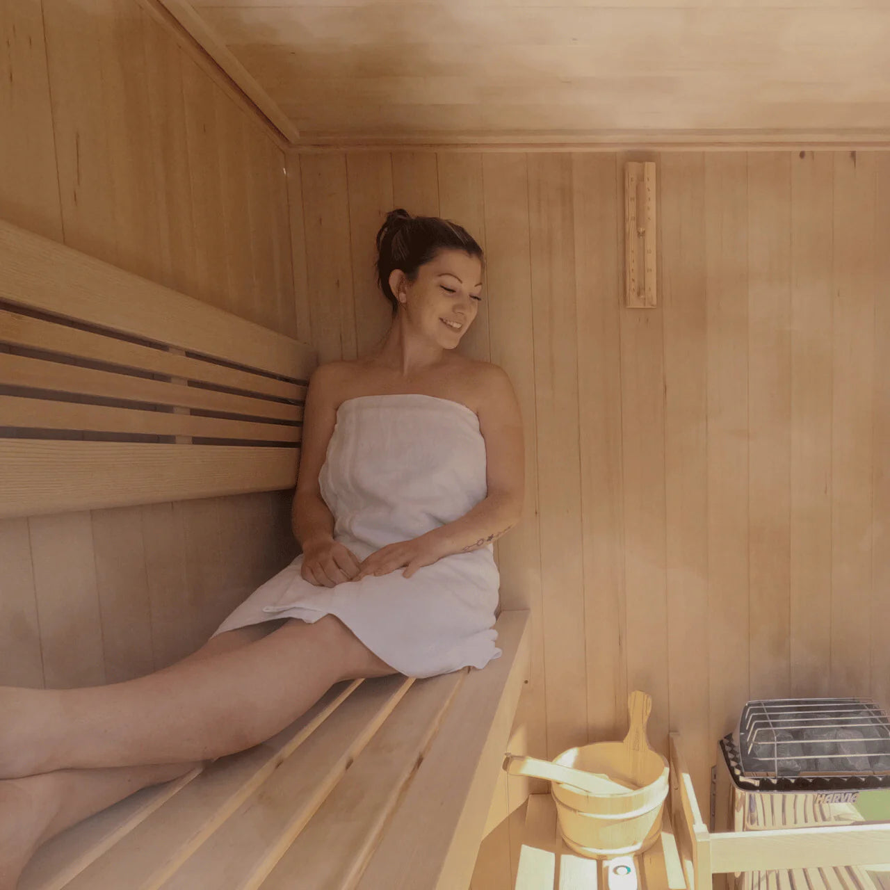 Harvia KIP 240V Electric Heater Package w/ Digital Controller and Wifi and Stones 6 KW for 170 - 300 ft³ Saunas