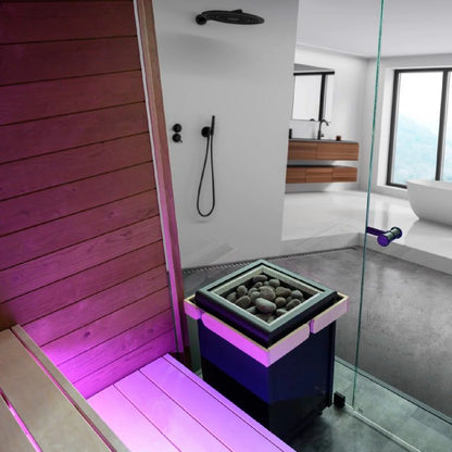 Harvia Virta 240V/208V Electric Heater Package w/ Digital Controller and Wifi and Stones  9 kW (for 141 - 494 ft³ Saunas)