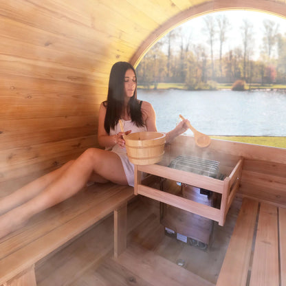 Harvia KIP 240V Electric Heater Package w/ Built-In Knob Controls and Stones  6 KW (for 170 - 300 ft³ Saunas)