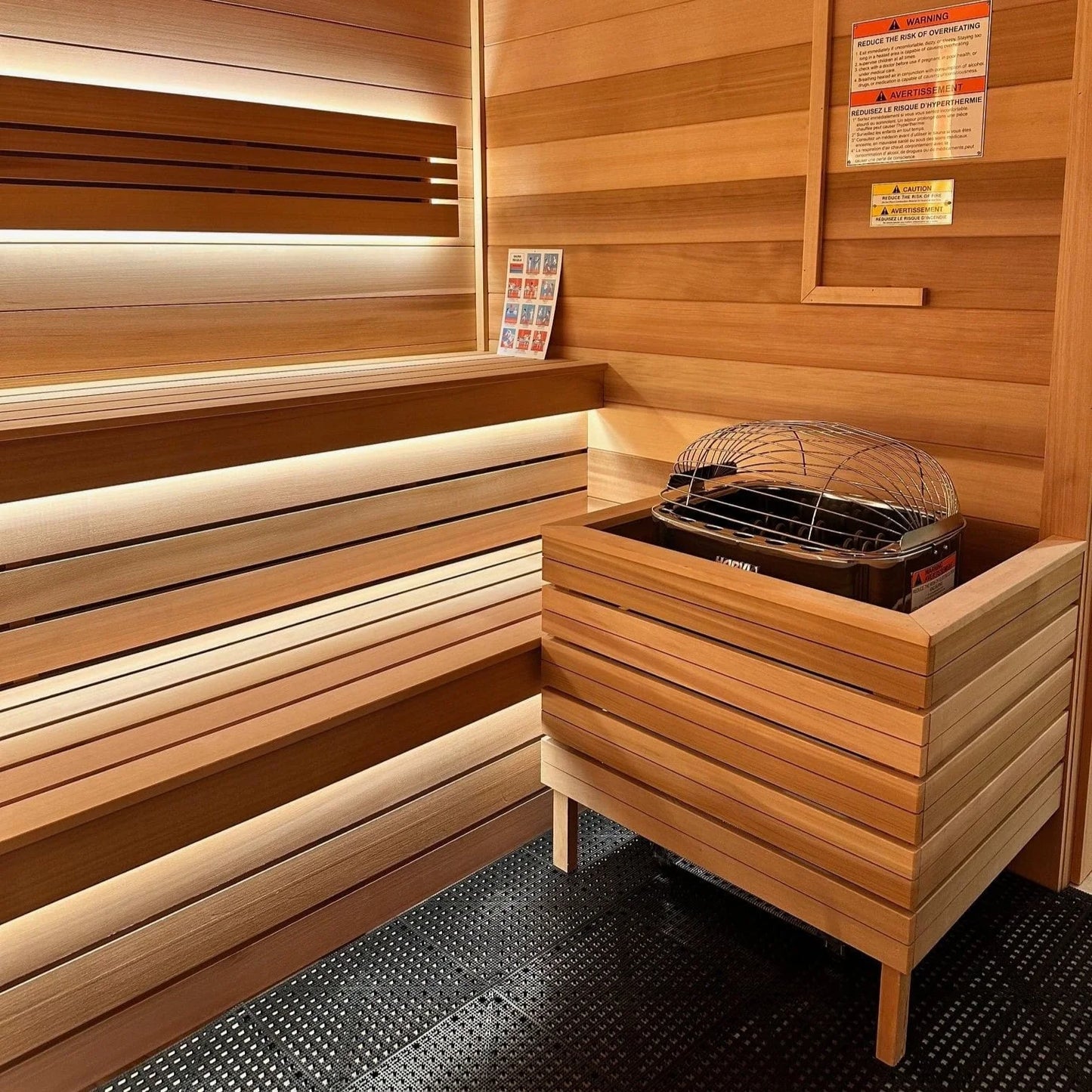 Harvia Club 240V/208V Electric Sauna Heater Package w/ Digital Controller and Wifi and Stones 12.5 KW (for 494 - 742 ft³ Saunas)