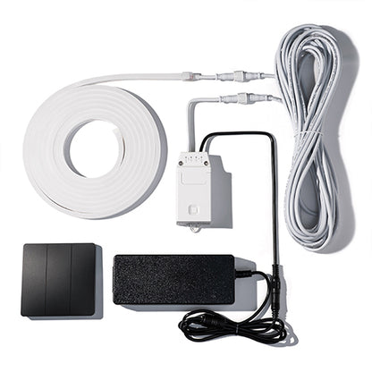 PROSAUAS 3-Zone Dimmable White LED Light Strip Kit