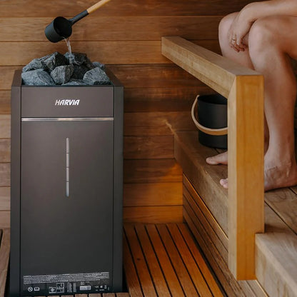 Harvia Virta Combi 240V Electric Heater & Steamer Package w/ Digital Controller and Wifi and Stones 10.5 kW (for 141 - 635 ft³ Saunas)